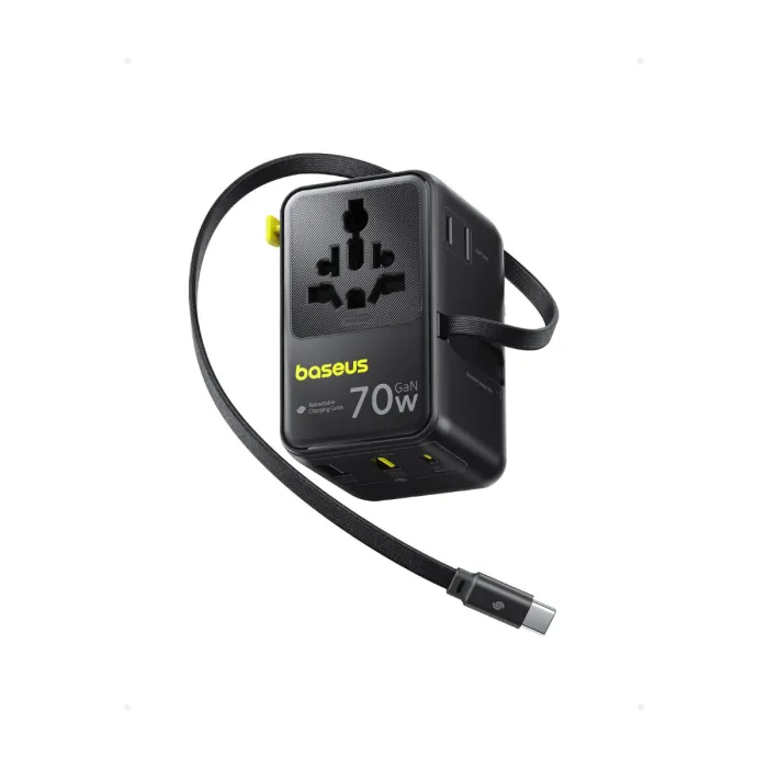 Baseus EnerCore CG11 E0307E 70W Universal Səyahət Adapteri — Bakı