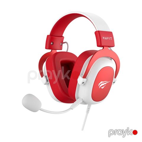 Havit Gamenote H2002D Mikrofonlu Gaming Qulaqlıq (Ağ + Qırmızı) (HVGMH-H2002d-WR) — Bakı
