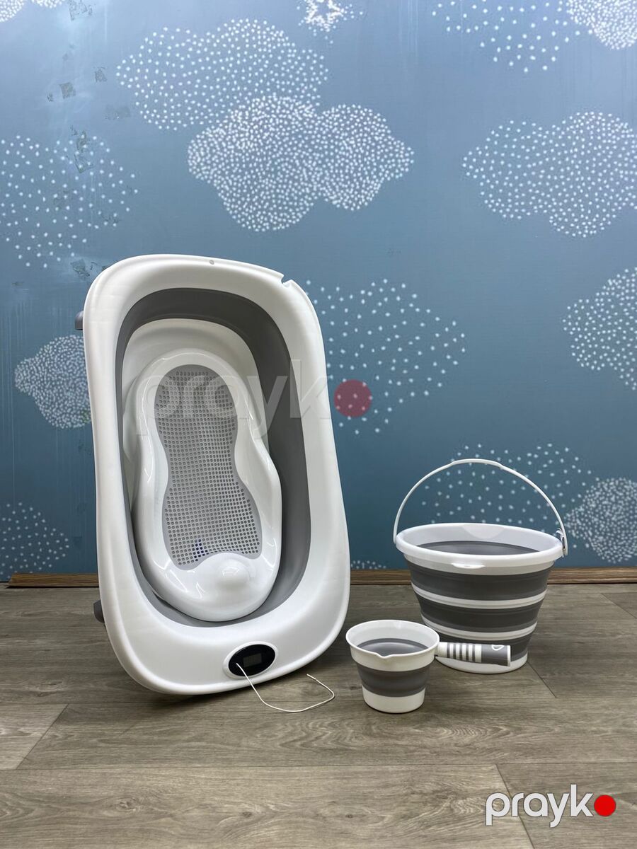 VD 01 4 Lü vanna dəsti termometrli — Pampers və gigiyena, Bakı (6)