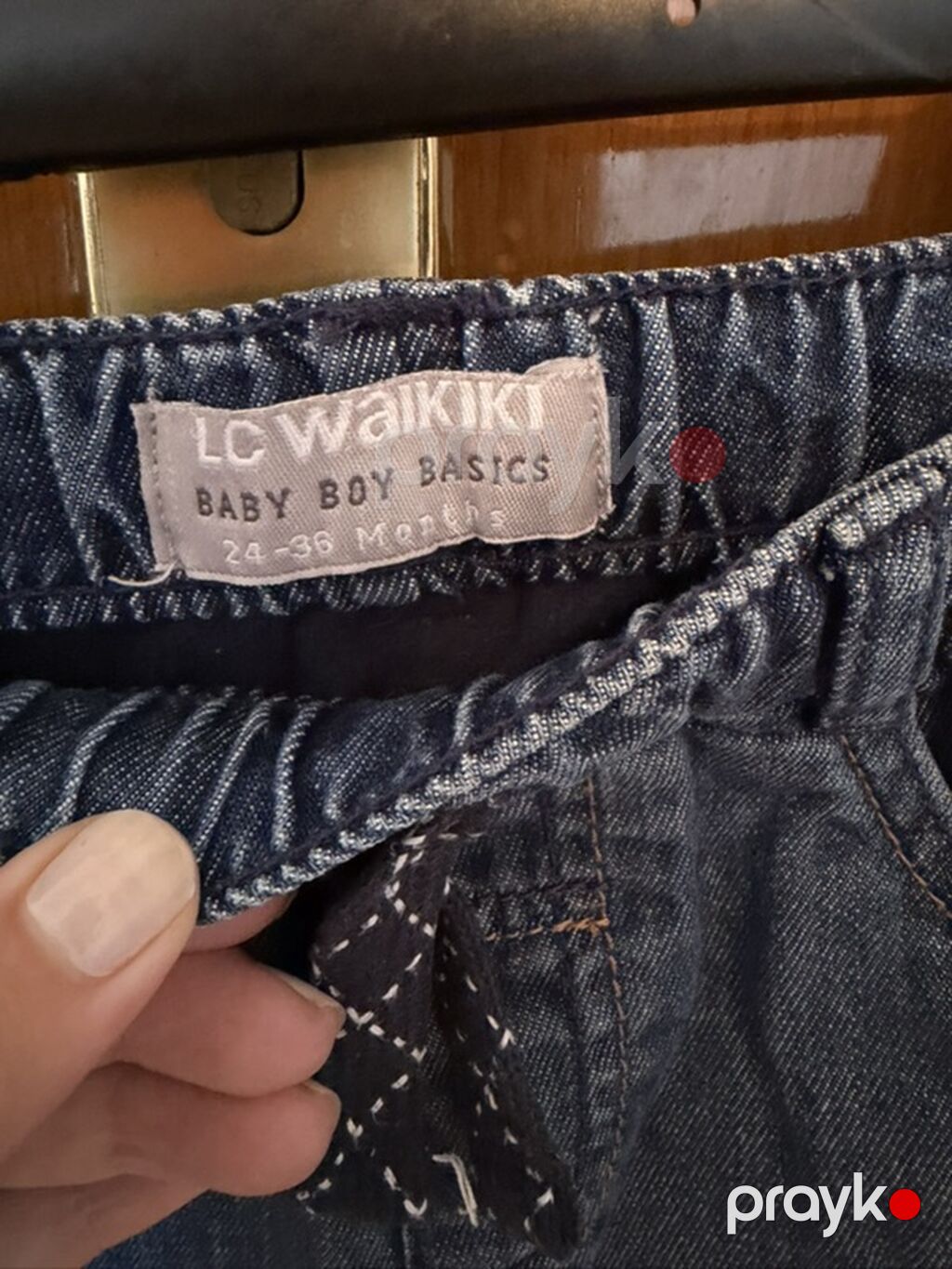 LC Waikiki Baby Boy Basics cins şalvar - Model: körpə oğlan üçün cins — Uşaq geyimi, Digah (2)