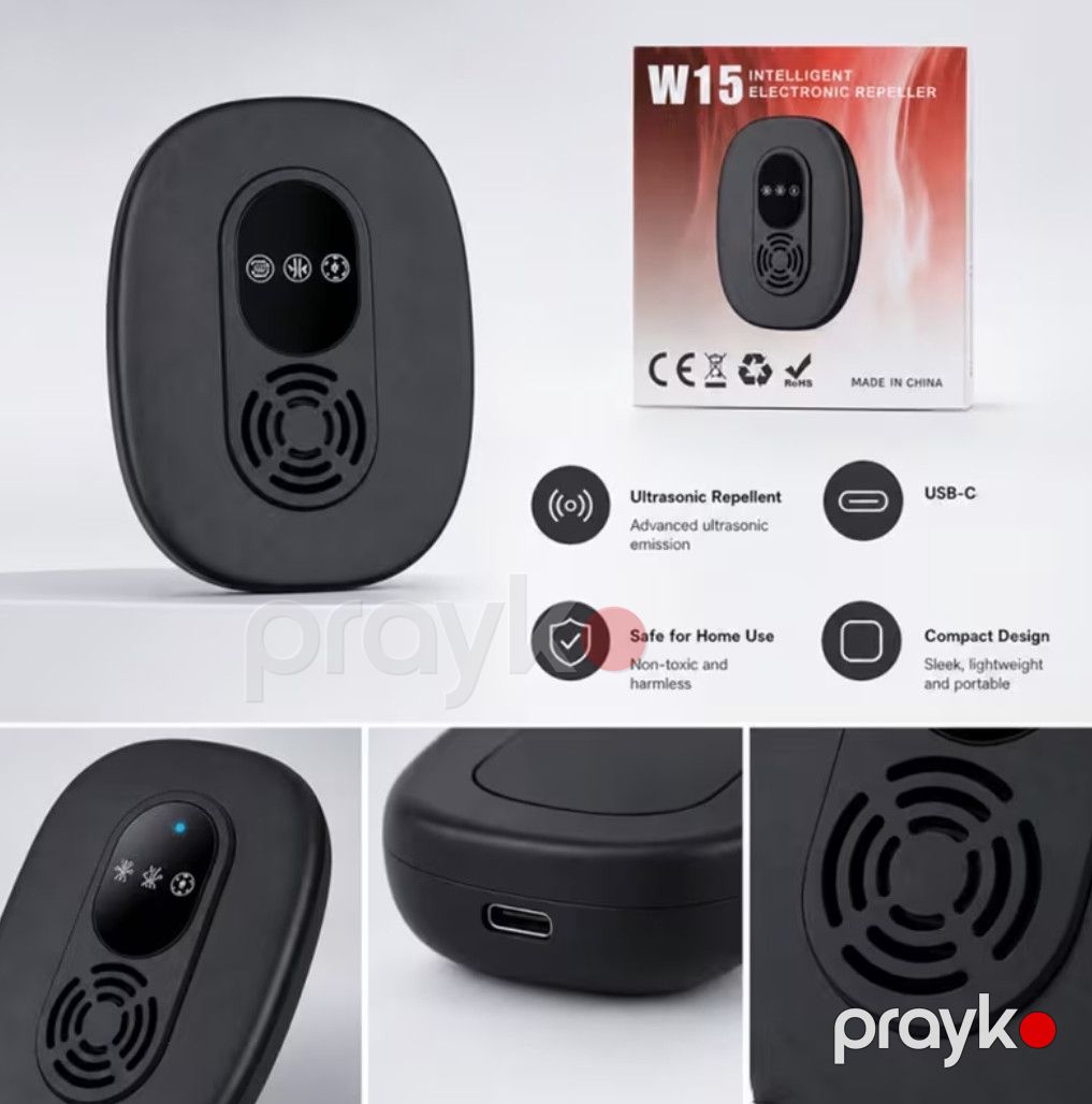 Ultrasəsli qorxuducu zərərvericilərə qarşı 72521266, 3W, qara — Mallar, Bakı (2)