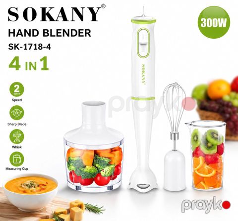 1856 Məhsulun adı: Blender Sokany SK-1718-4, salınma, 300 Vt, 0.5 — Bakı