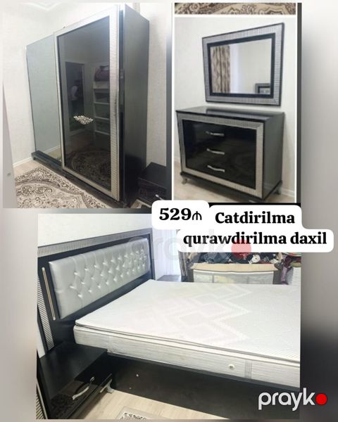 İkinəfərlik çarpayı, Dolab, Termo, Tumba, İşlənmiş — Bakı