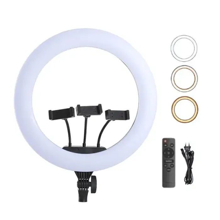 Plokama LIVE-R45 Dairəvi LED Ring Light Studiya İşıqlandırma Lampası — Bakı
