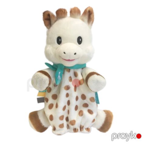 ƏIə keçirilən yumşaq oyuncaq Sophie the Giraffe Puppet Baby Comforter — Bakı