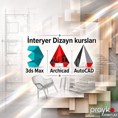 Autocad Archicad 3d Max dərsləri — Bakı