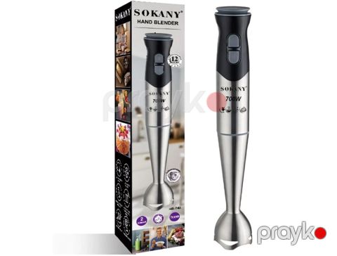 1835 Məhsulun adı: Blender Sokany HB-748 Silver/Black Brend: Sokany — Bakı
