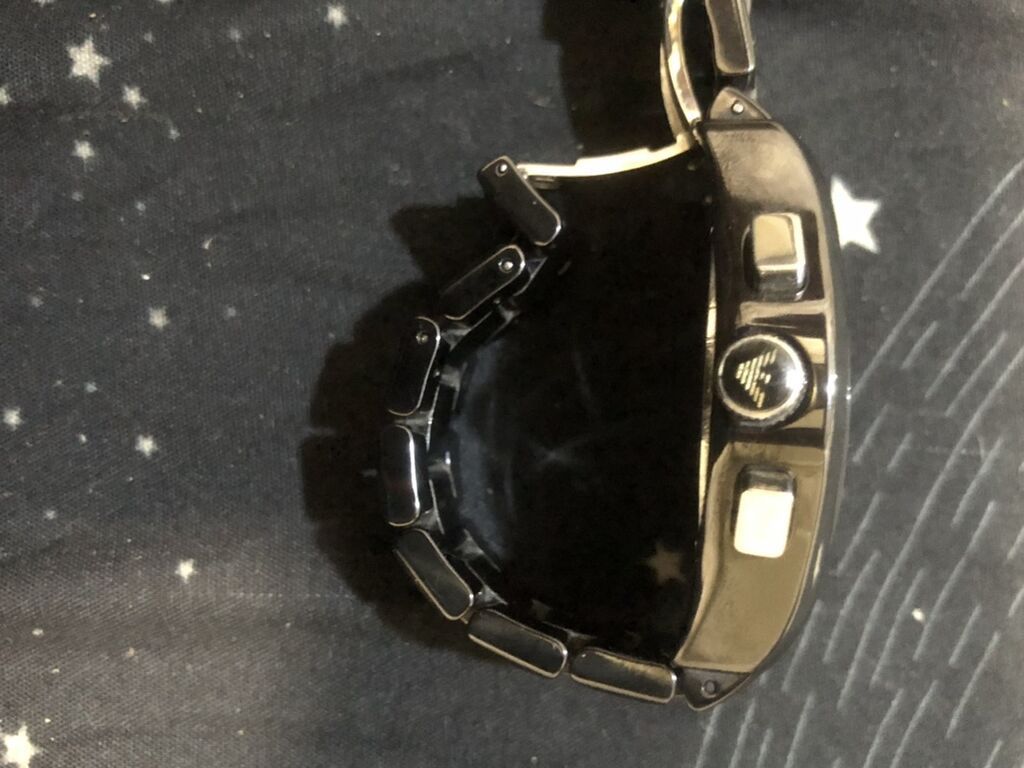 Emporio Armani Ceramica kişi qol saatı - Korpus və qolbaq: parlaq — Qol saatları, Bakı (4)