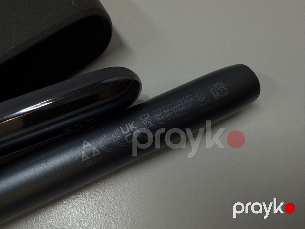 Iqos (heat-not-burn) cihazı – tutqun qara rəngdə uzerinde soyulma — Elektronik siqaretlər, Bakı (3)