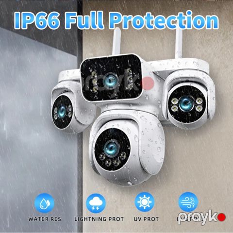 4 kamera İki günəş paneli 4G AI kamera 16mp/8k — Bakı