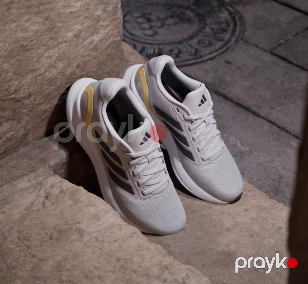 Qadınlar üçün krosovkalar Adidas Runfalcon 5, ağ/boz, parça, ölçü 39 — Mallar, Bakı (3)