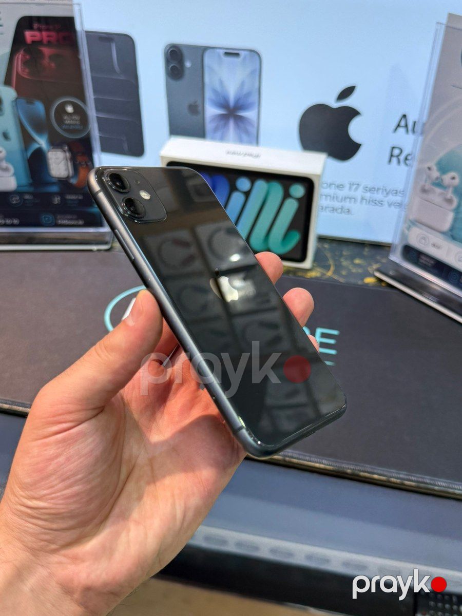 Apple iPhone 11 Black 128GB/4GB — Smartfonlar, Bakı (3)