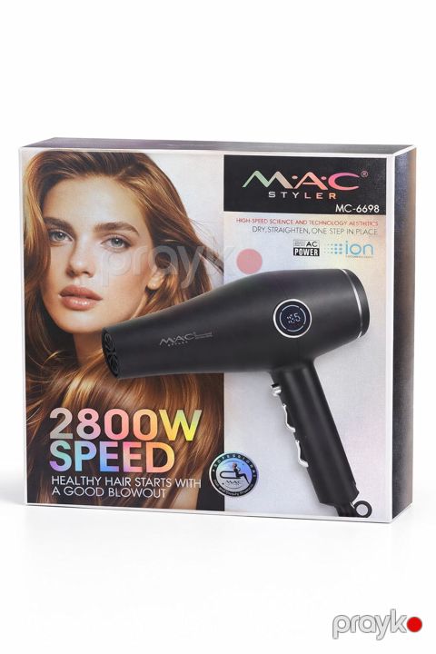 6534 Məhsulun adı: Fen MAC Styler MC-6698 2800 Vt Brend: M.A.C