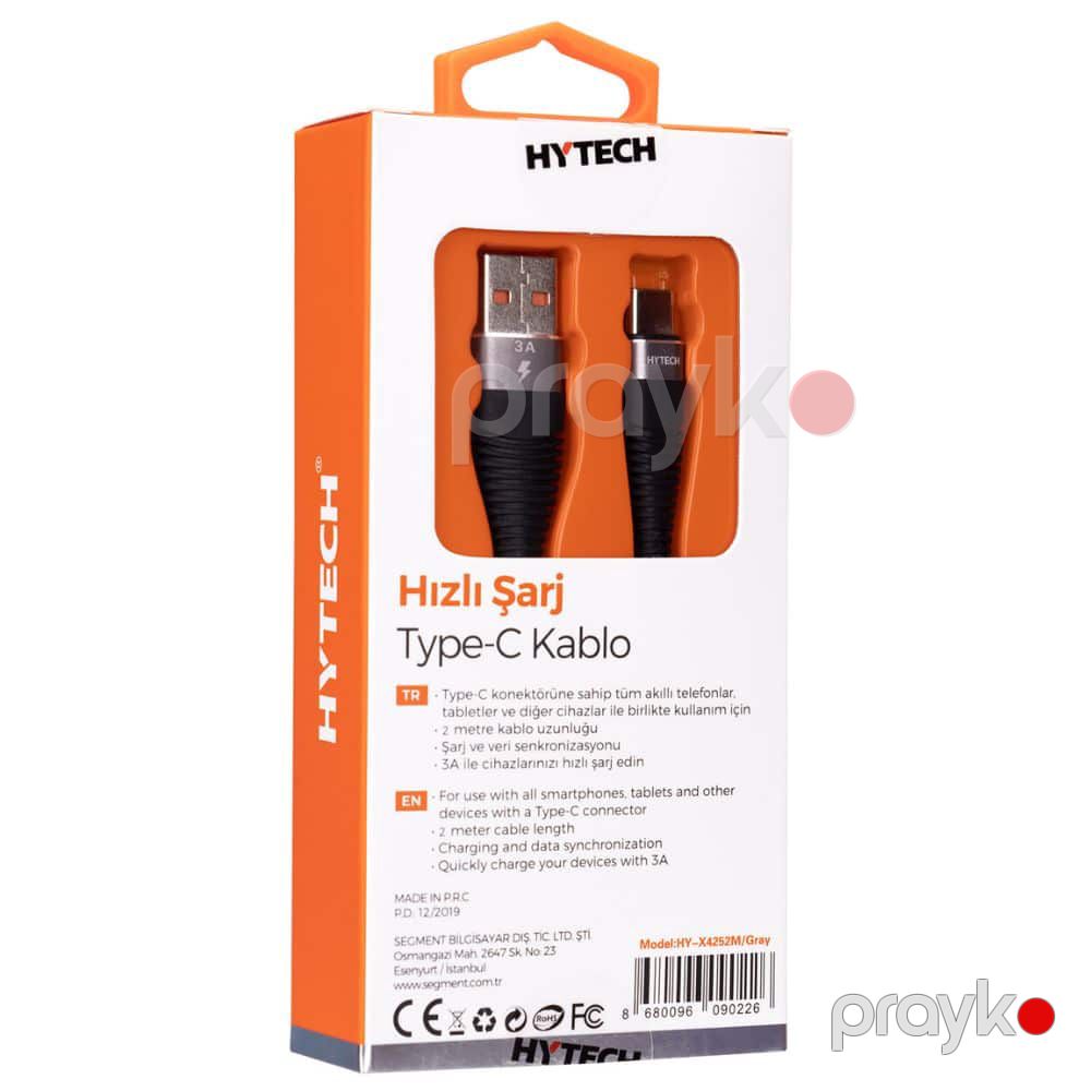 Hytech X4252M USB-TypeC (HY-X4252M/Gray) — Kabelləri, adapterlər və keçidçilər, Bakı (2)