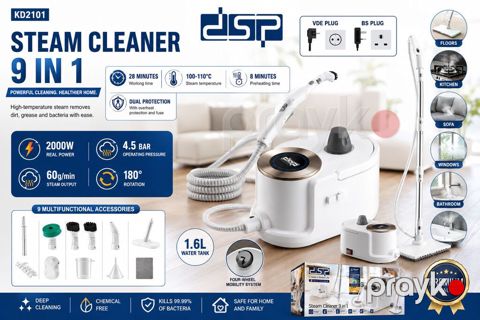 2297 Məhsulun adı: Buxar döşəmə təmizləyici DSP KD2101 Brend: DSP — Bakı