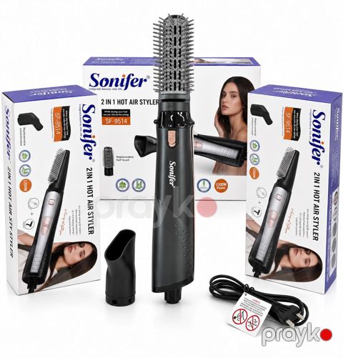 6942 Məhsulun adı: Fen-fırça Sonifer SF-9514 1200 W qara Brend — Bakı