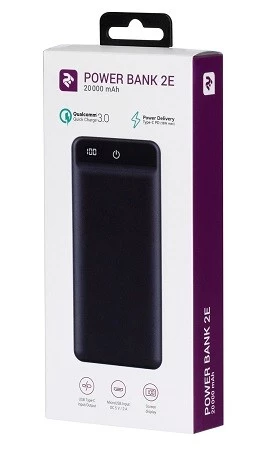 Powerbank 2E 2E-PB2005AS-BLACK 20000 mAh — Bakı