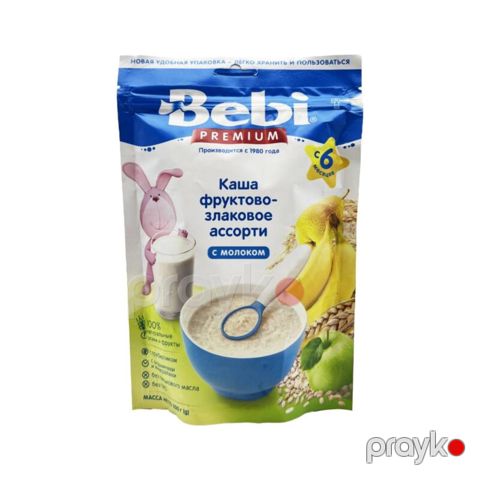 Uşaq sıyığı Bebi çoxdənli taxıl və meyvə assorti 200 qr — Bakı