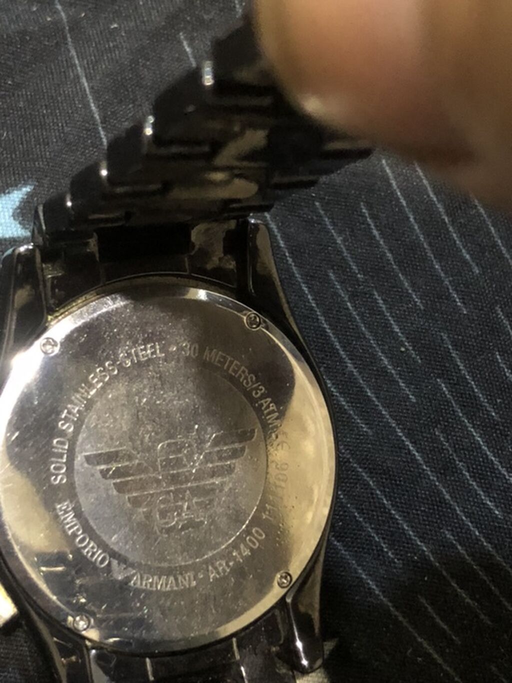 Emporio Armani Ceramica kişi qol saatı - Korpus və qolbaq: parlaq — Qol saatları, Bakı (5)