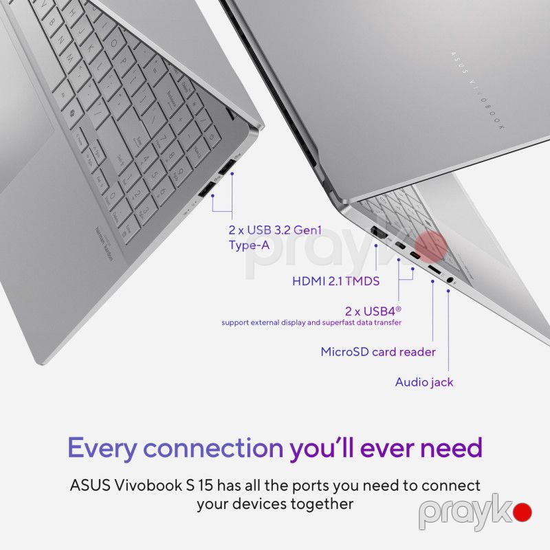 Notbuk Asus VivoBook S 15 OLED S5507QA-MA006W (90NB14Q2-M005E0) — Noutbuklar, Bakı (4)