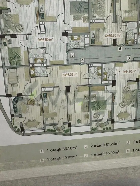 3 otaqlı mənzil Yeni tikili Satılır, Bakıxanov qəs., Sabunçu, Bakı — Mənzil, Bakı (10)