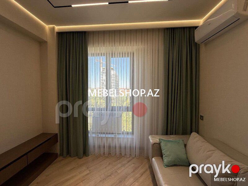Tül pərdə — Pəncərələr, qapılar, balkonlar, Bakı (2)