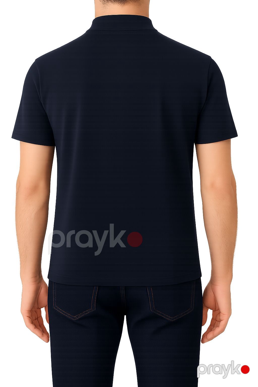 Kişilər üçün futbolka 6066, göy, pambıq, ölçü M — Mallar, Bakı (2)