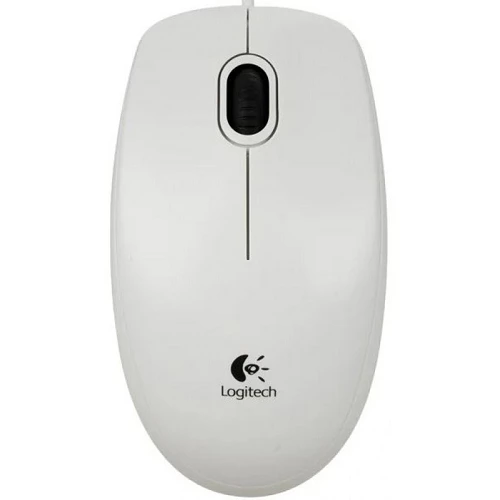 Logitech Business B100 (910-003360) White USB Mouse — Klaviaturalar və siçanlar, Bakı (2)
