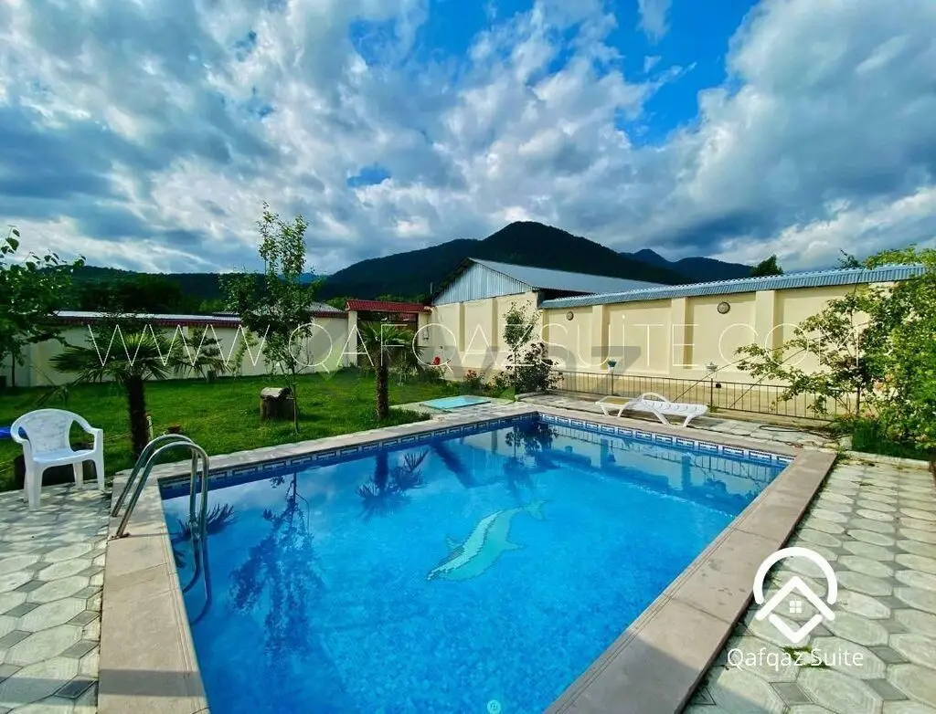 4 otaqlı Həyət evi Kirayə (günlük), Qəbələ — Ev, villa, Qəbələ (11)