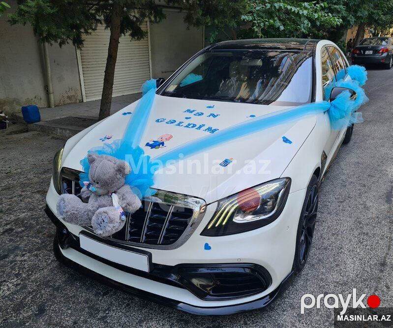Mercedes Hər növ toy avtomobilləri, 2023 il — Minik avtomobili icarəsi, Bakı (8)