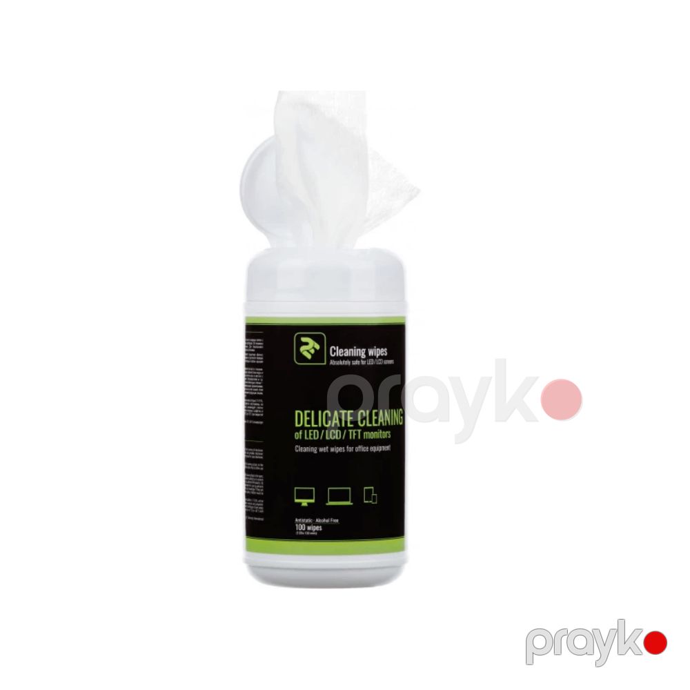 2E Wet wipes for office equipment, 12х12cm, 100pcs (2E-SK100WST) — Təmizlik aksessuarları, Bakı (2)