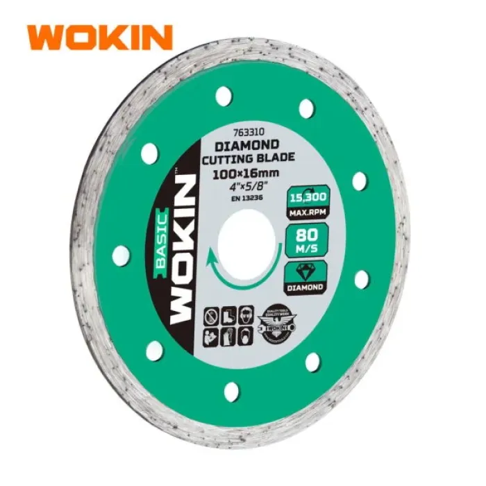Wokın Davamlı (Sürekli) Almaz Disk 180×22.2 mm – Dəqiq və Təmiz Kəsmə — Bakı