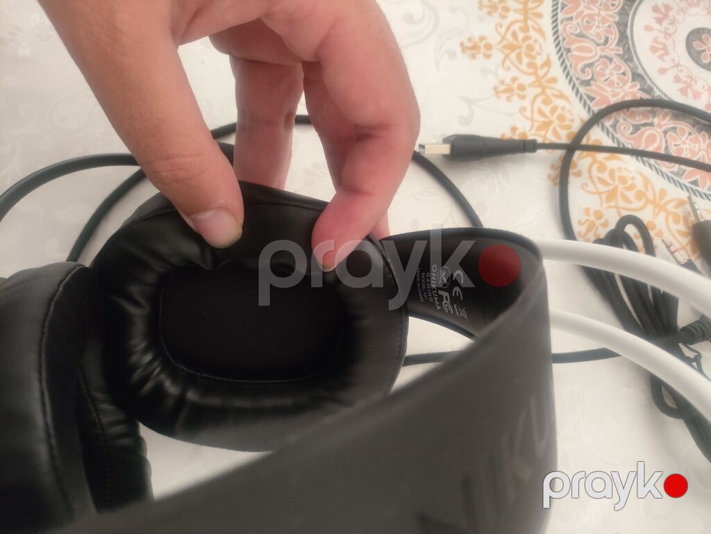 Onikuma X91 Gaming Headphone - RGB rəngli işıqlandırma - Yüksək — Səs texnikası, Pirəkəşkül (2)