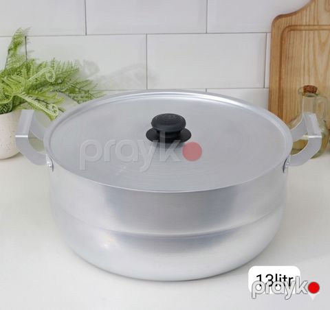Böyük qazan Kalitva 13000 ml Alüminium Gümüşü CMP 13l — Bakı