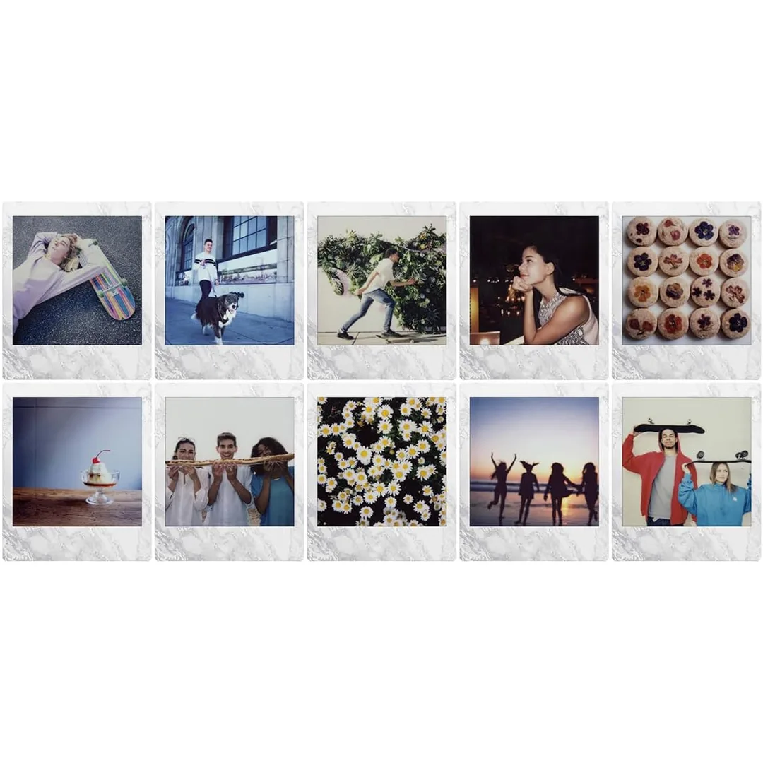 Photo Paper Instax Square Whitemarble 10 sheets — Mallar, Bakı (5)