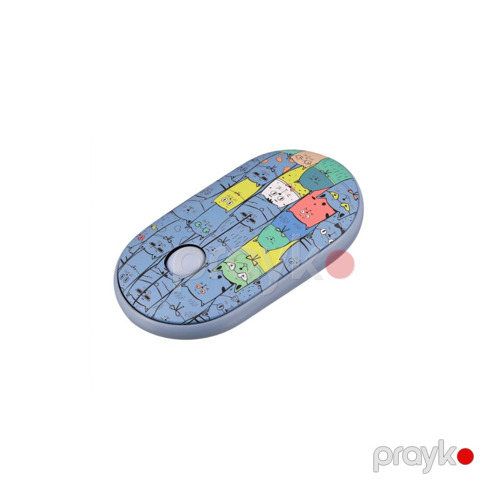 2E Mouse MF300 pets:cats Silent wl bt, Blue (2E-MF300WPETSBL) — Periferik cihazlar, Bakı (2)