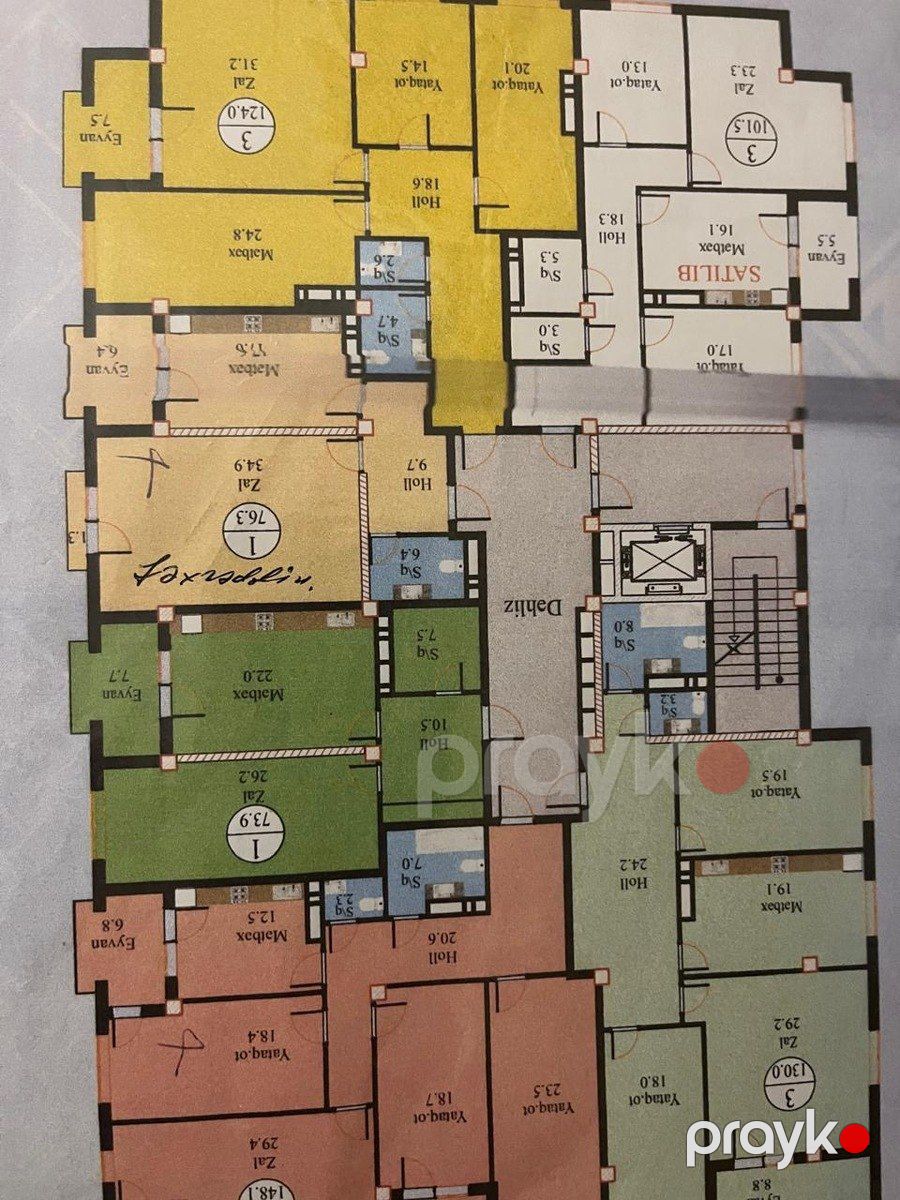 Satılır 2 otaqlı yeni tikili 76.3 m² — Mənzil, Bakı (7)