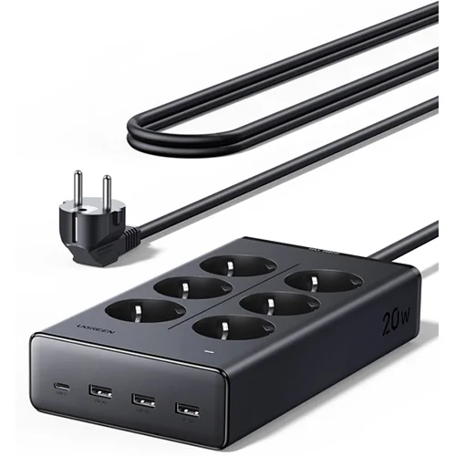 Ugreen Nexode S622 (75141) 1.5M elektrik şəbəkə filteri — Kabelləri, adapterlər və keçidçilər, Bakı (2)