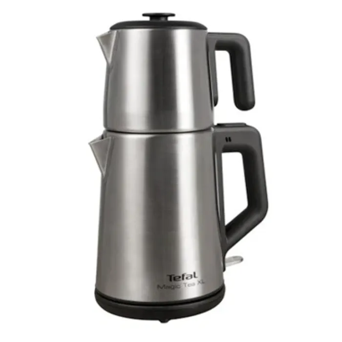 Tefal Magic Tea XL Inox BJ561DTR Elektrik Çaydan Samovar Tipli Çay Dəsti — Bakı