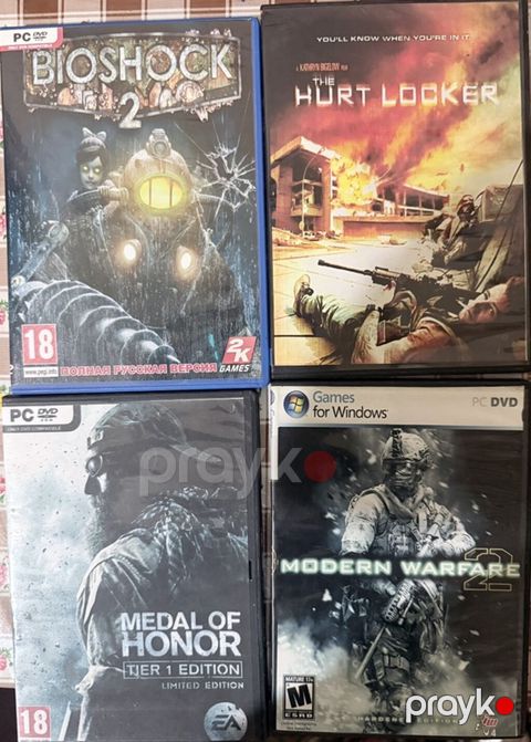 PC üçün orijinal DVD oyun diskləri dəsti Paketdə olanlar: - BioShock — Bakı