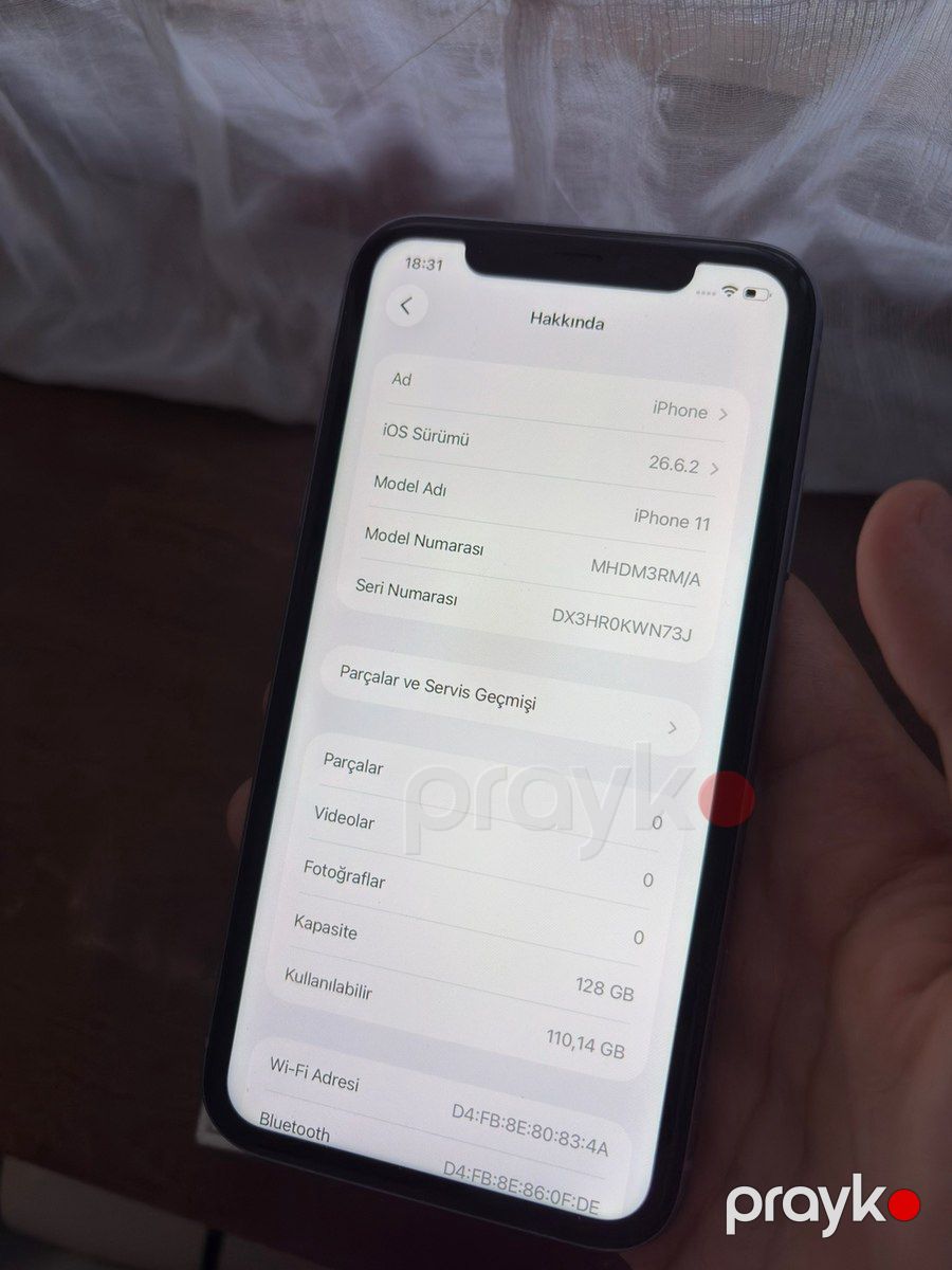 Apple iPhone 11 Purple 128GB/4GB — Smartfonlar, Bakı (5)