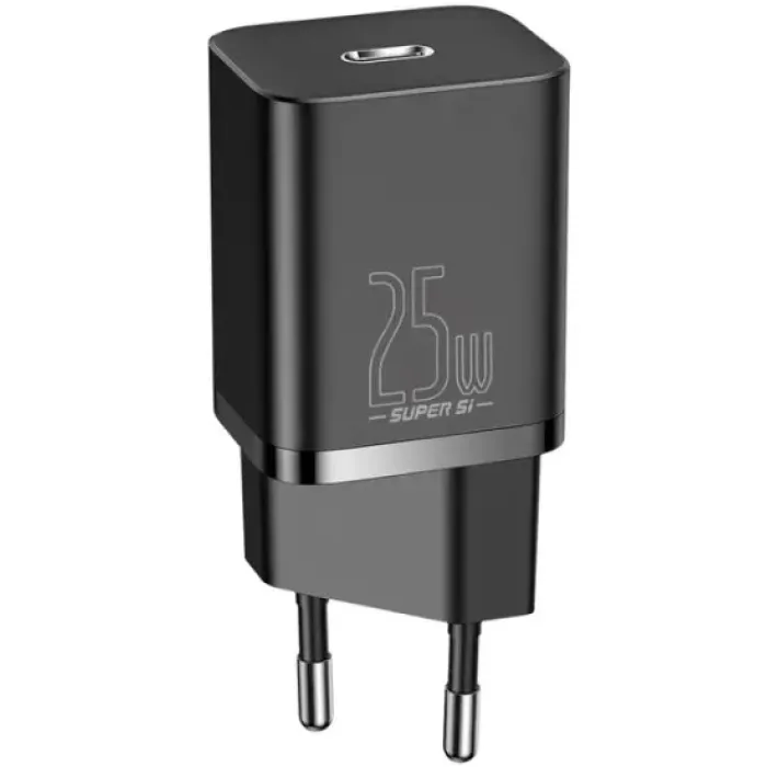 Baseus Super Si Quick Charger 1C 25W Usb-c Şarj Adapteri — Bakı