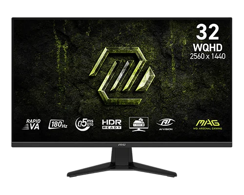 MSI MAG 325QF E18V 31.5-inch QHD 180Hz Gaming Monitor — Bakı