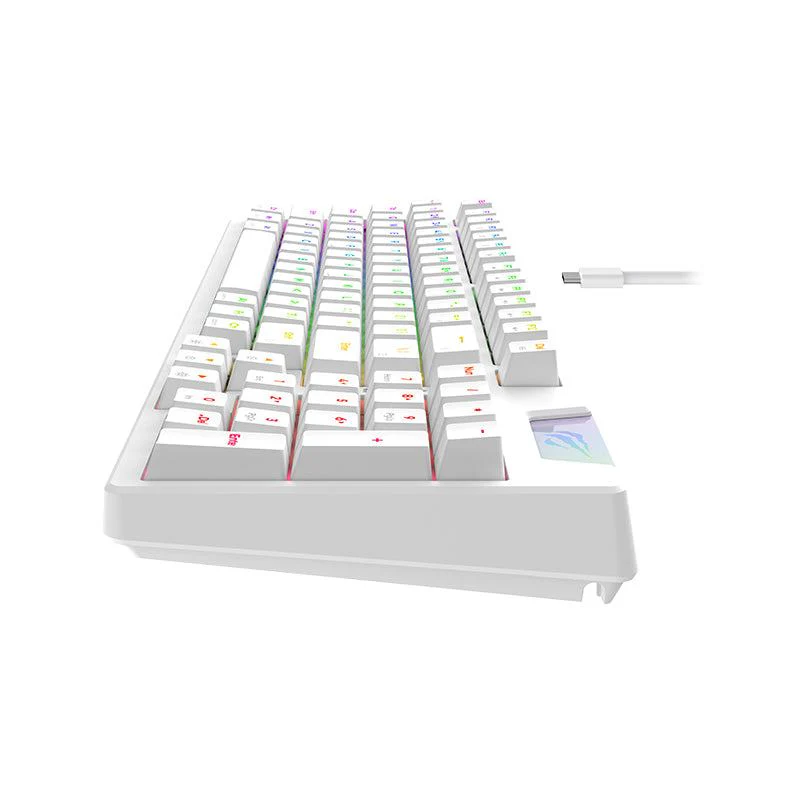 Havit KB885L-RU Gaming Keyboard RGB (Ağ) (6950676224665) — Periferik cihazlar, Bakı (2)