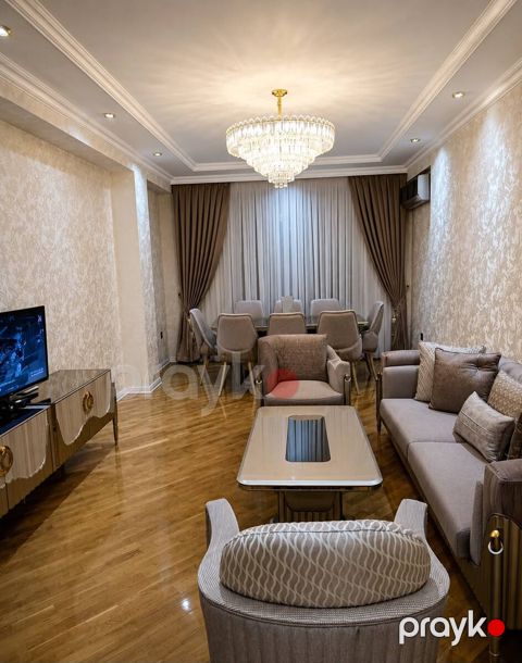 3-otaqlı yeni tikili, A. M. Şərifzadə küç., 120 m² — Bakı