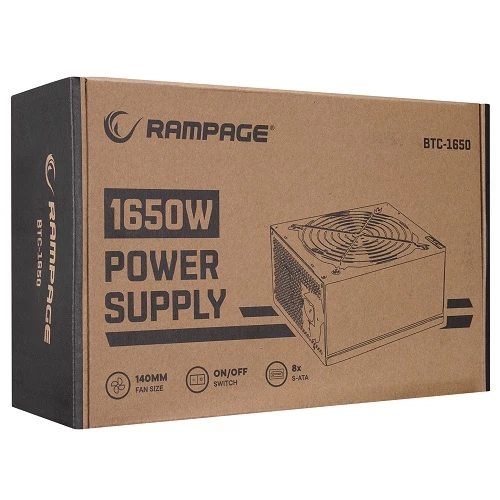 Rampage BTC-1650 Bitcoin 1650W Power Supply — Bakı