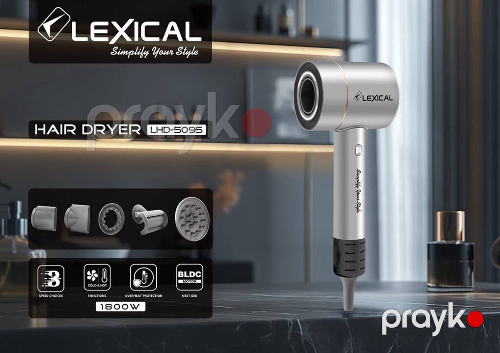 Fen Lexical LHD-5095 Silver — professional saçqurudan Məhsul 6503 — Fən, Bakı (3)