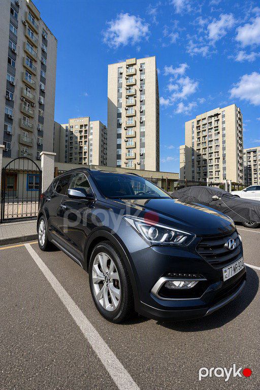 Hyundai Santa Fe, 2.0 L, 2017 il, 203 722 km — Avtomobillər, Bakı (8)