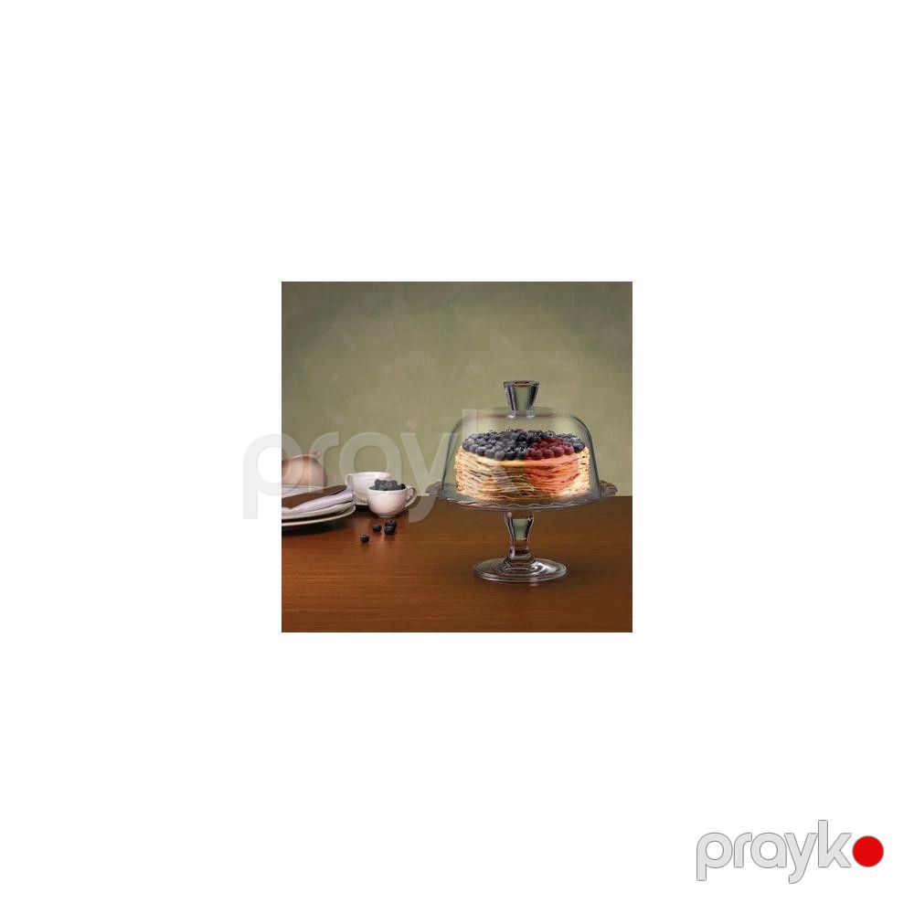 Tort qabı Pasabahce Patisserie 96952, şəffaf, şüşə, qapaq ilə, 26х38.7 sm — Mallar, Bakı (3)