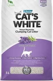 Cats white lavanda qoxulu qum 10lt — Bakı